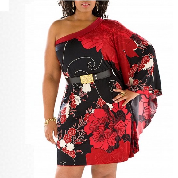 Baby Phat Dresses & Skirts - NWT  Baby Phat Y2K Red floral Flower mini Tunic Dress S Small